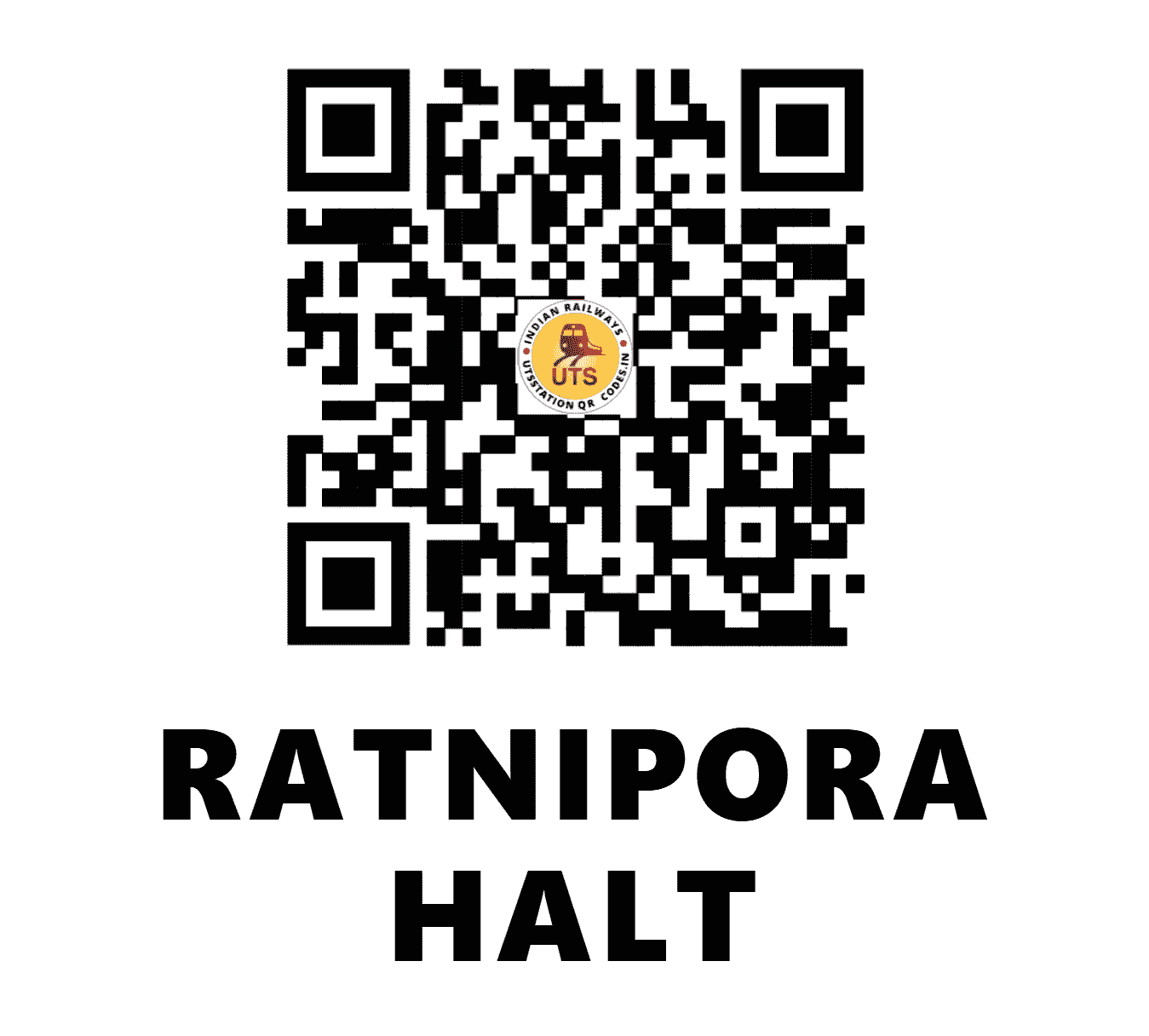 UTS QR Code for RATNIPORA HALT - RPAP (NR - JAMMU AND KASHMIR)
